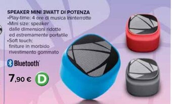 Carrefour Speaker Mini 3Watt di Potenza offerta