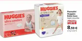Carrefour Huggies Extra Care Pannolini Taglie Assortite offerta