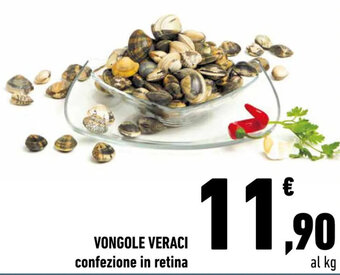 Conad Vongole Veraci Confezione in Retina offerta