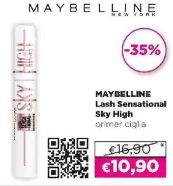 Acqua & Sapone Maybelline Lash Sensational Sky High primer ciglia offerta