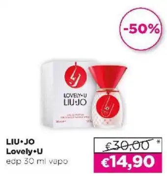 Acqua & Sapone Liu.Jo Lovely.U edp 30 ml vapo offerta