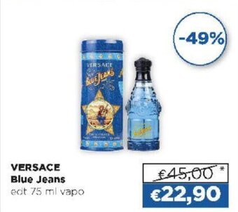 Acqua & Sapone Versace Blue Jeans edt 75 ml vapo offerta
