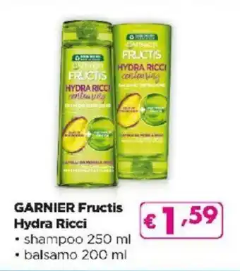 Acqua & Sapone Garnier Fructis Hydra Ricci shampoo 250 ml/balsamo 200 ml offerta