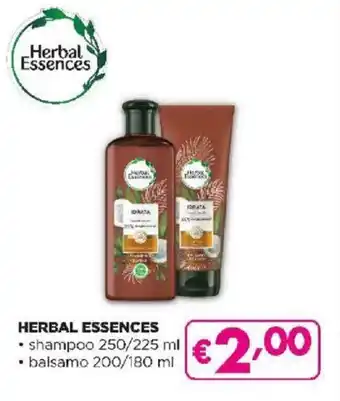 Acqua & Sapone Herbal Essences shampoo 250/225 ml,balsamo 200/180 ml offerta