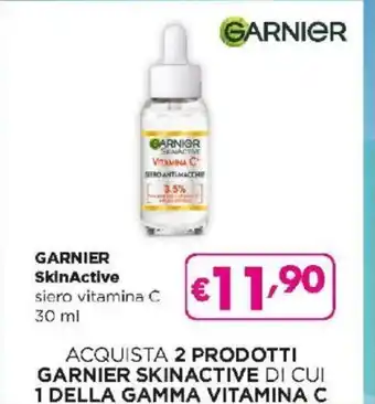 Acqua & Sapone Garnier SkinActive siero vitamina C 30 ml offerta