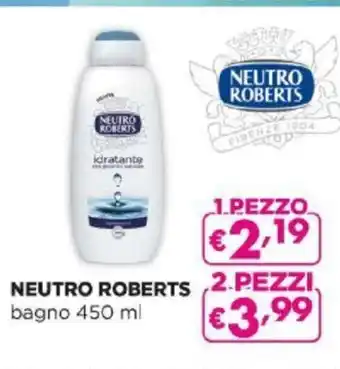 Acqua & Sapone Neutro Roberts bagno 450 ml 1 pezzo offerta