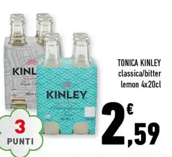 Conad Kinley Tonica 4x20cl offerta