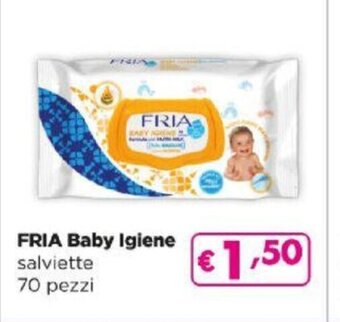 Acqua & Sapone Fria Baby Igiene salviette 70 pezzi offerta