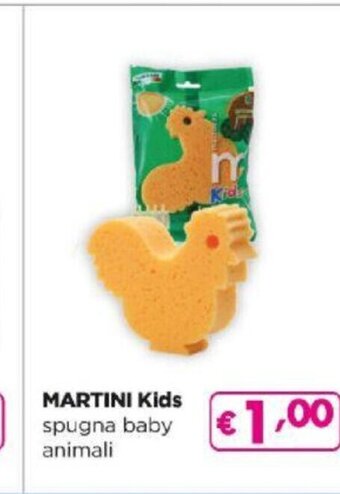Acqua & Sapone Martini Kids spugna baby animali offerta