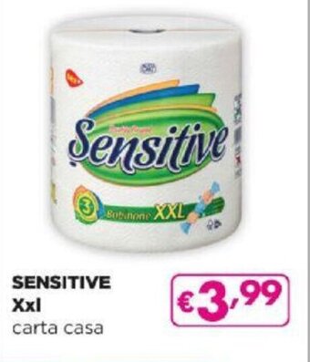 Acqua & Sapone Sensitive Xxl carta casa offerta