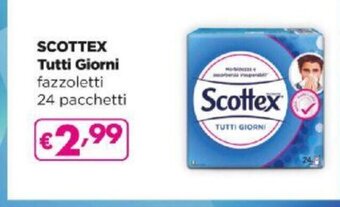 Acqua & Sapone Scottex Tutti Giorni fazzoletti 24 pacchetti offerta