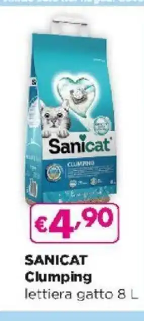 Acqua & Sapone Sanicat Clumping lettiera gatto 8 L offerta