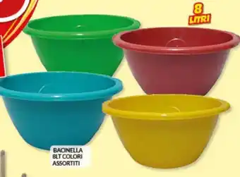 Risparmio Casa Bacinella 8 lt Colori Assortiti offerta