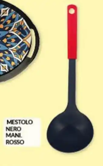 Mestolo Nero Mani. Rosso