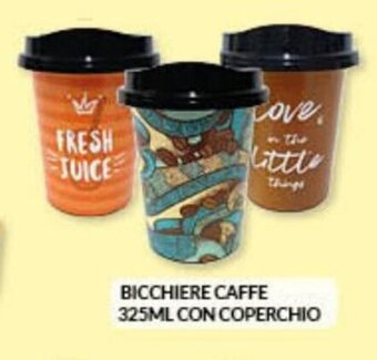 Risparmio Casa Bicchiere Caffe 325ml con Coperchio offerta