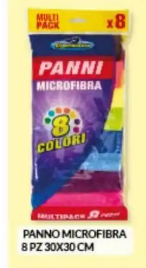 Risparmio Casa Panno Microfibra 8 pz 30x30 cm offerta