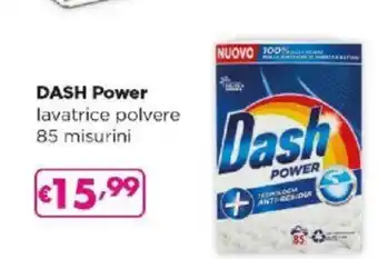 Acqua & Sapone Dash Power lavatrice polvere 85 misurini offerta