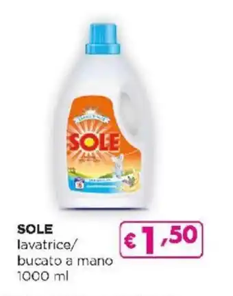 Acqua & Sapone Sole lavatrice/bucato a mano 1000 ml offerta