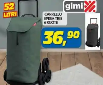 Risparmio Casa gimi Carrello Spesa Tris 6 Ruote offerta