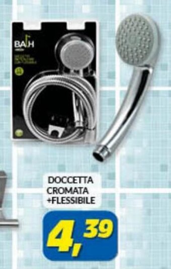 Risparmio Casa Doccetta Cromata +Flessibile offerta