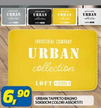 Risparmio Casa Urban Tappeto Bagno 50x80cm colori assortiti offerta