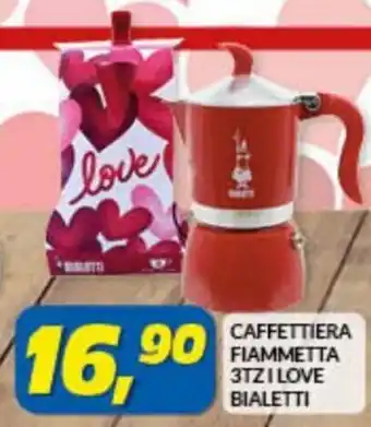 Risparmio Casa Caffettiera Fiammetta 3TZ I Love Bialetti offerta