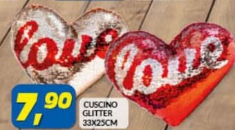 Risparmio Casa Cuscino Glitter 33x25cm offerta
