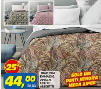 Risparmio Casa Trapunta Emma Dig 2 Piazze colori assortiti offerta