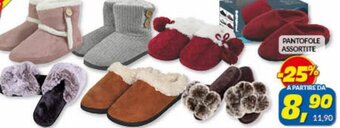 Pantofole assortite