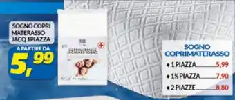 Sogno Copri Materasso Jacq 1 Piazza