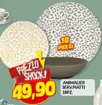 Risparmio Casa Animalier Serv. Piatti 18pz. offerta
