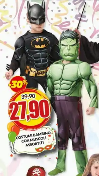 Risparmio Casa Costumi Bambino Con Muscoli Assortiti offerta