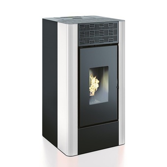 Stufa pellet bianca maria 9.0 kw 8,2