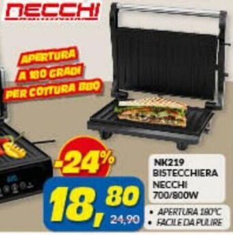 Necchi NK219 Bistecchiera 700/800W