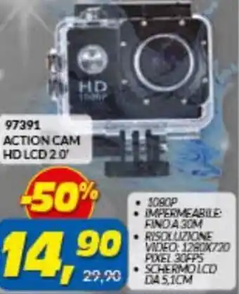 Risparmio Casa Seleco Action Cam HD LCD 2.0' offerta