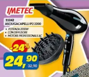 Risparmio Casa Imetec 11242 Asciugacapelli P2 2200 offerta