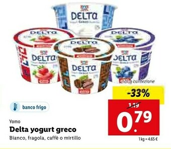 Lidl Yomo Delta Yogurt Greco Bianco offerta
