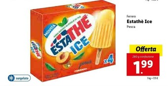 Lidl Ferrero Estathé Ice Pesca offerta