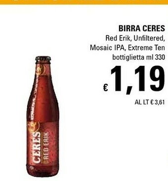 Basko Ceres Birra offerta