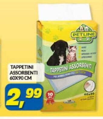 Risparmio Casa Petline Tappetini Assorbenti 60x60 cm offerta