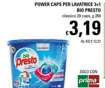 Basko Presto Detersivo lavatrice offerta
