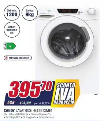 Trony Candy Lavatrice HE129TXME1 offerta
