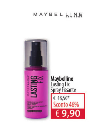 Acqua & Sapone Maybelline Lasting Fix Spray Fissante offerta
