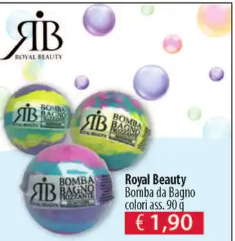 Acqua & Sapone Royal Beauty Bomba da Bagno colori ass. 90g offerta