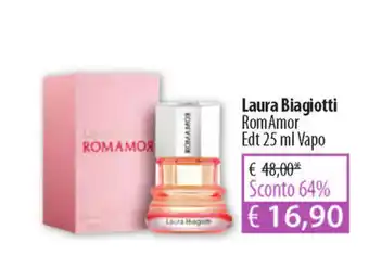 Acqua & Sapone Laura Biagiotti RomAmor Edt 25ml Vapo offerta