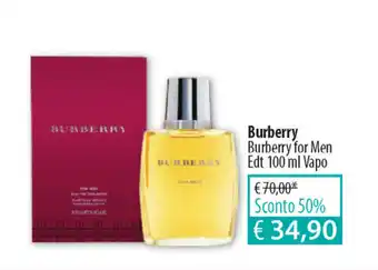 Acqua & Sapone Burberry for Men 100ml offerta