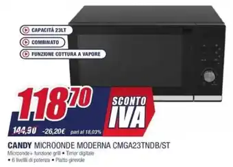 Trony Candy Microonde Moderna CMGA23TNDB/ST offerta