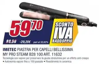 Trony Imetec Piastra Per Capelli Bellissima My Pro Steam B28 100 Art. 11632 offerta