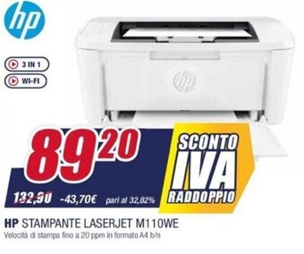 hp Stampante Laserjet M110WE