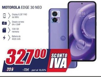 Trony motorola edge 30 Neo offerta